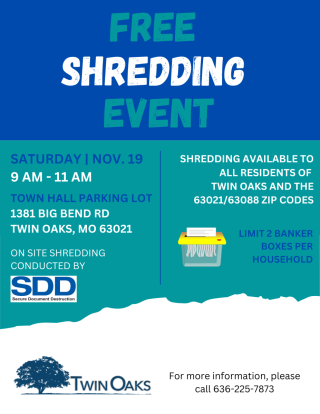 Shred Day flyer Nov 2022