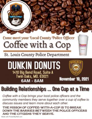 cop coffee flyer