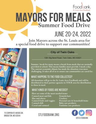 Mayors for meals flyers