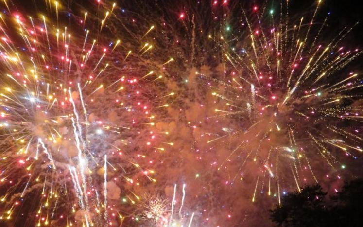 Twin Oaks Fireworks display